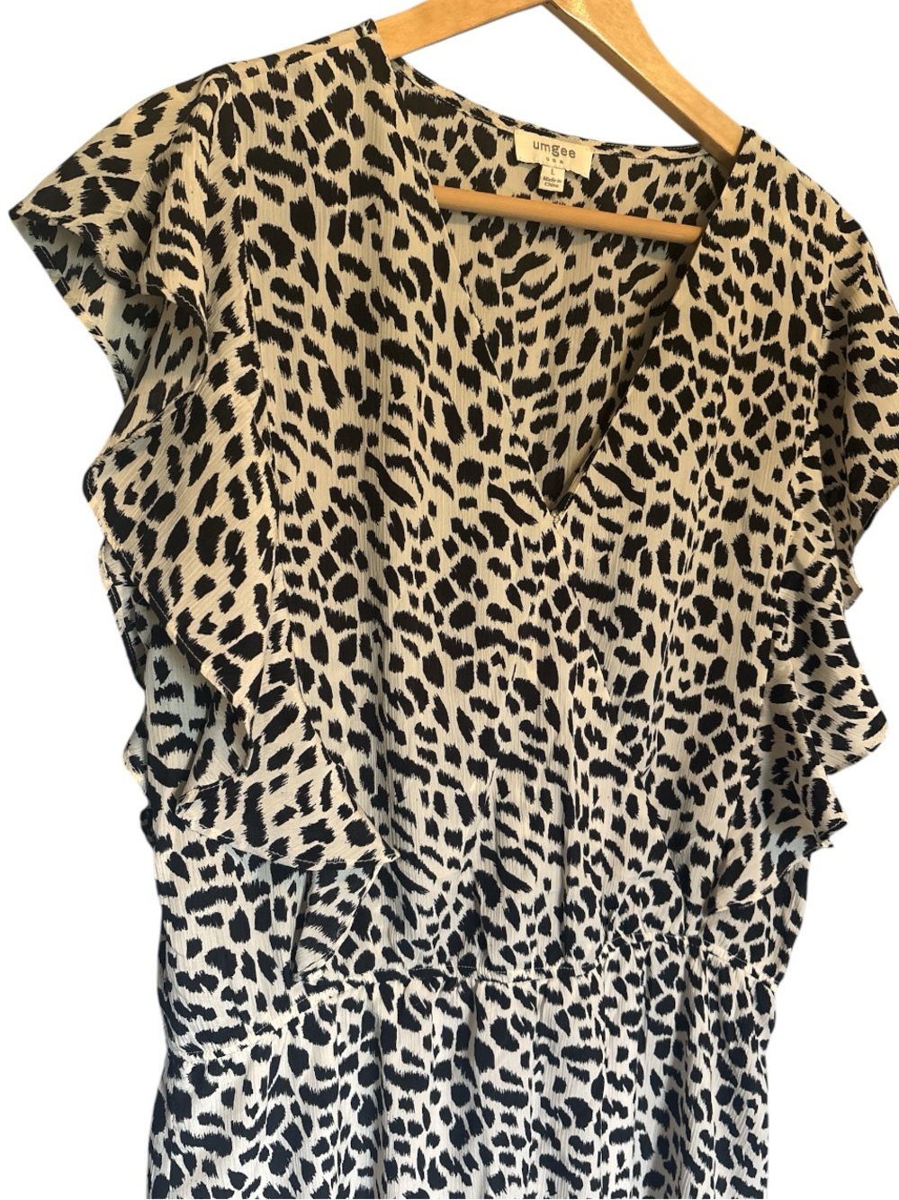 Umgee Leopard Print Romper